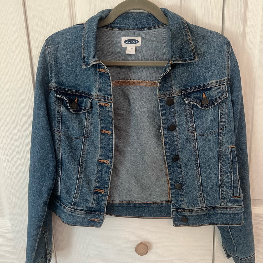Old Navy Girls Denim Jacket – Classic Button-Up Jean Jacket